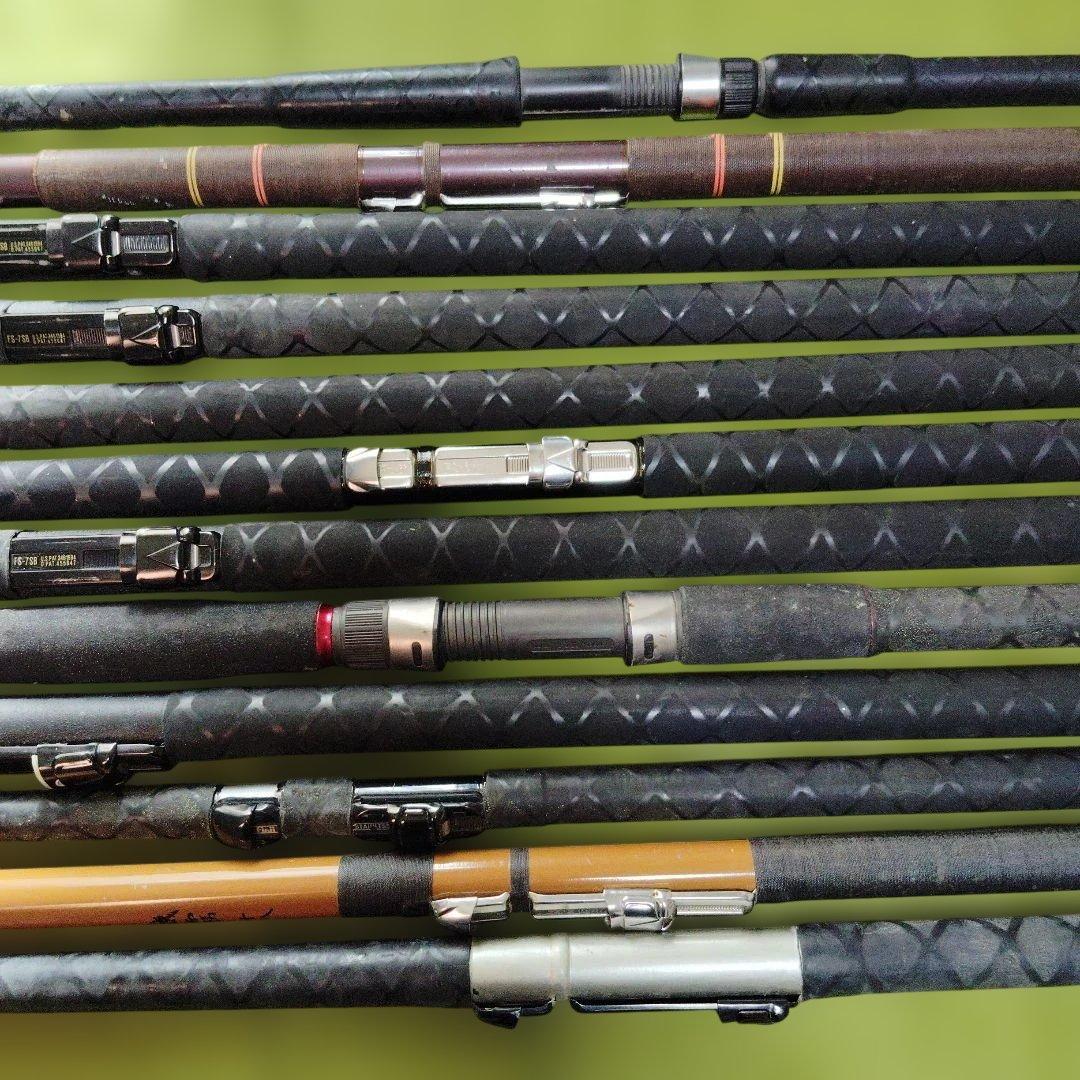 海釣り　堤防　筏　磯竿　竿１２本