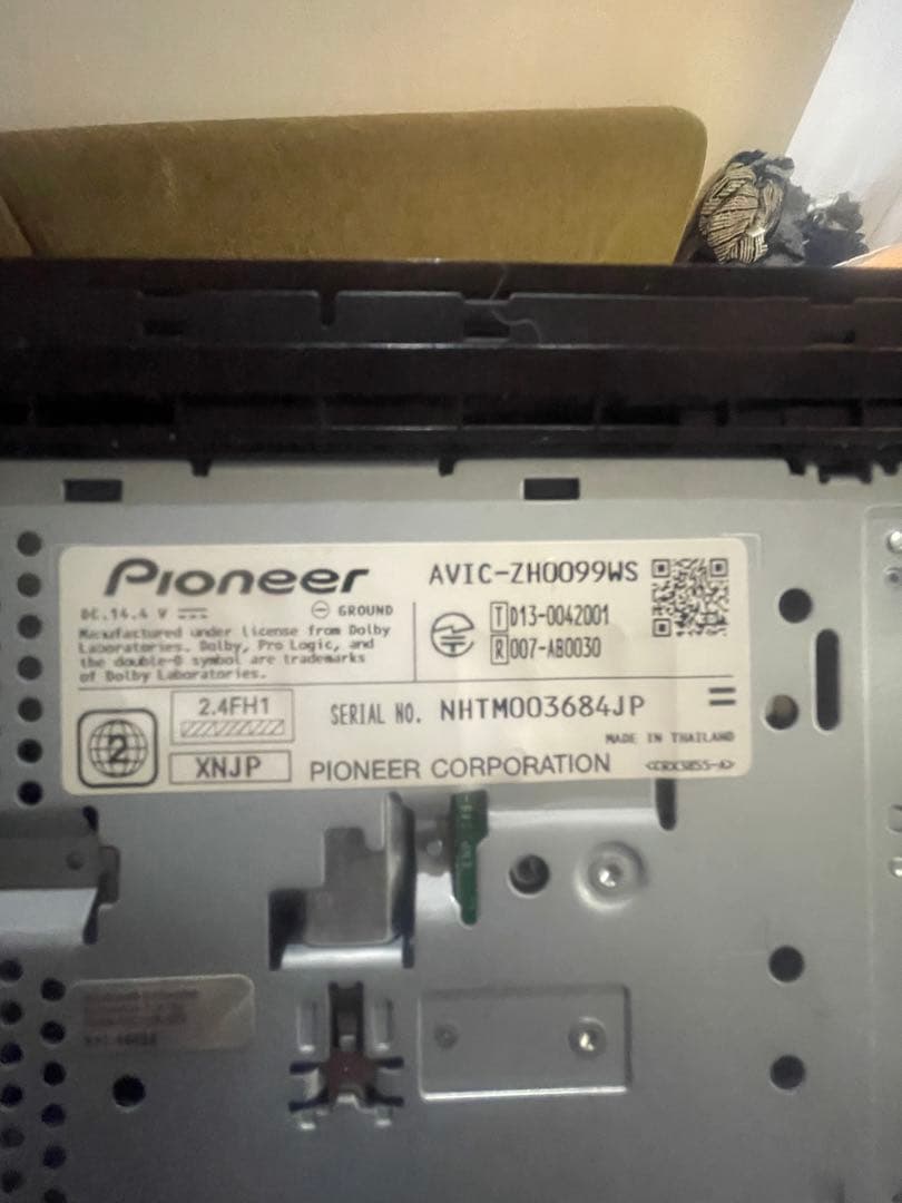 カロッツェリア AVIC-ZH0099WS ジャンク