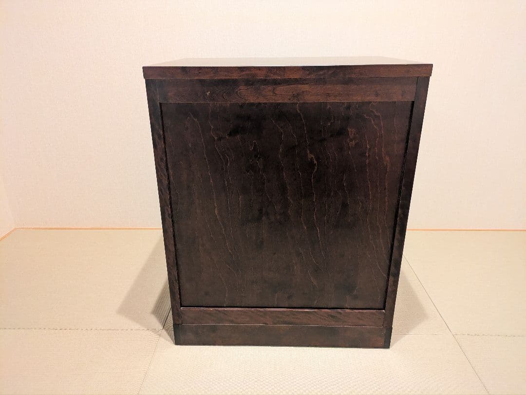 【北海道民芸家具】北民 チェスト タンス 5段 整理箪笥 無垢材 和モダン 虎斑