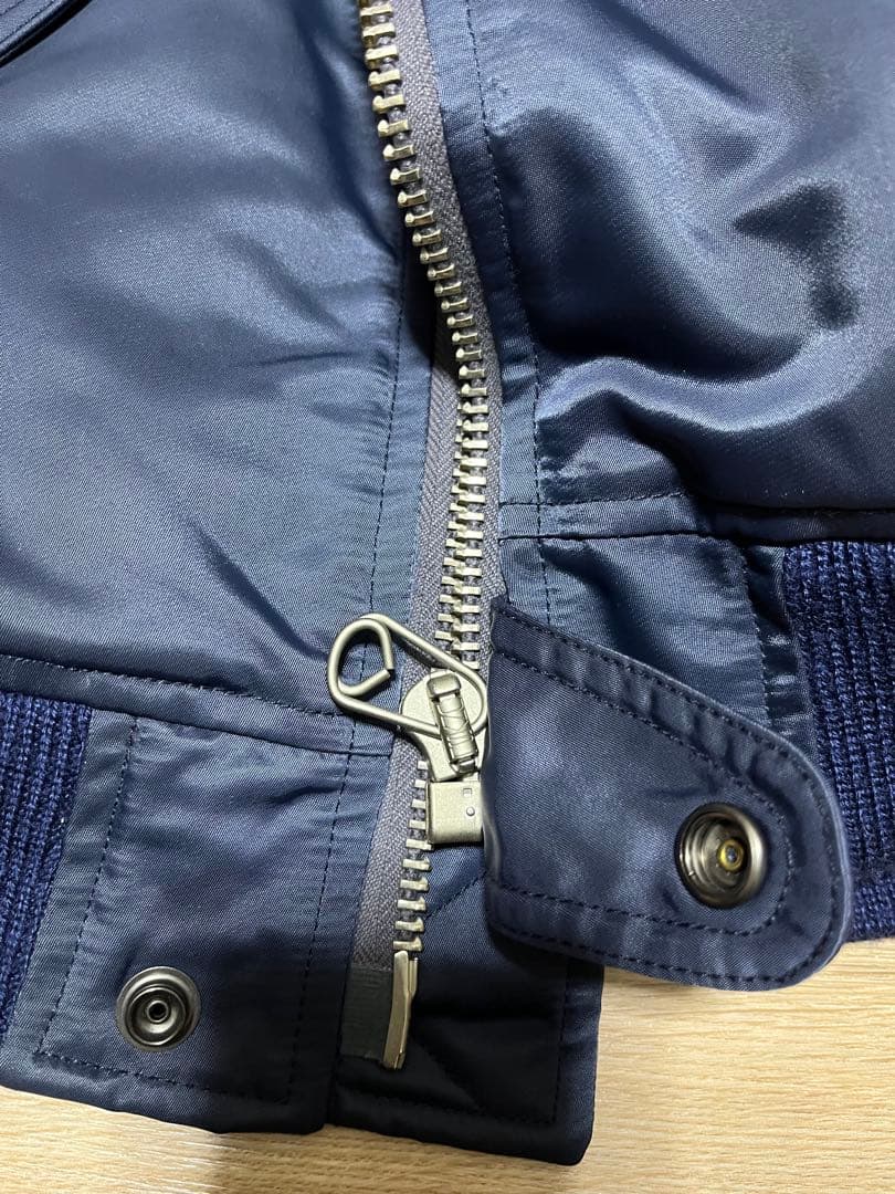 John bull ジョンブル　MA-1 ネイビー　紺　ボア　オレンジ　メンズ