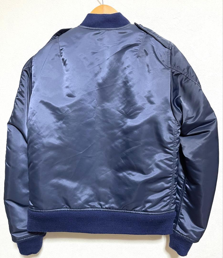 John bull ジョンブル　MA-1 ネイビー　紺　ボア　オレンジ　メンズ