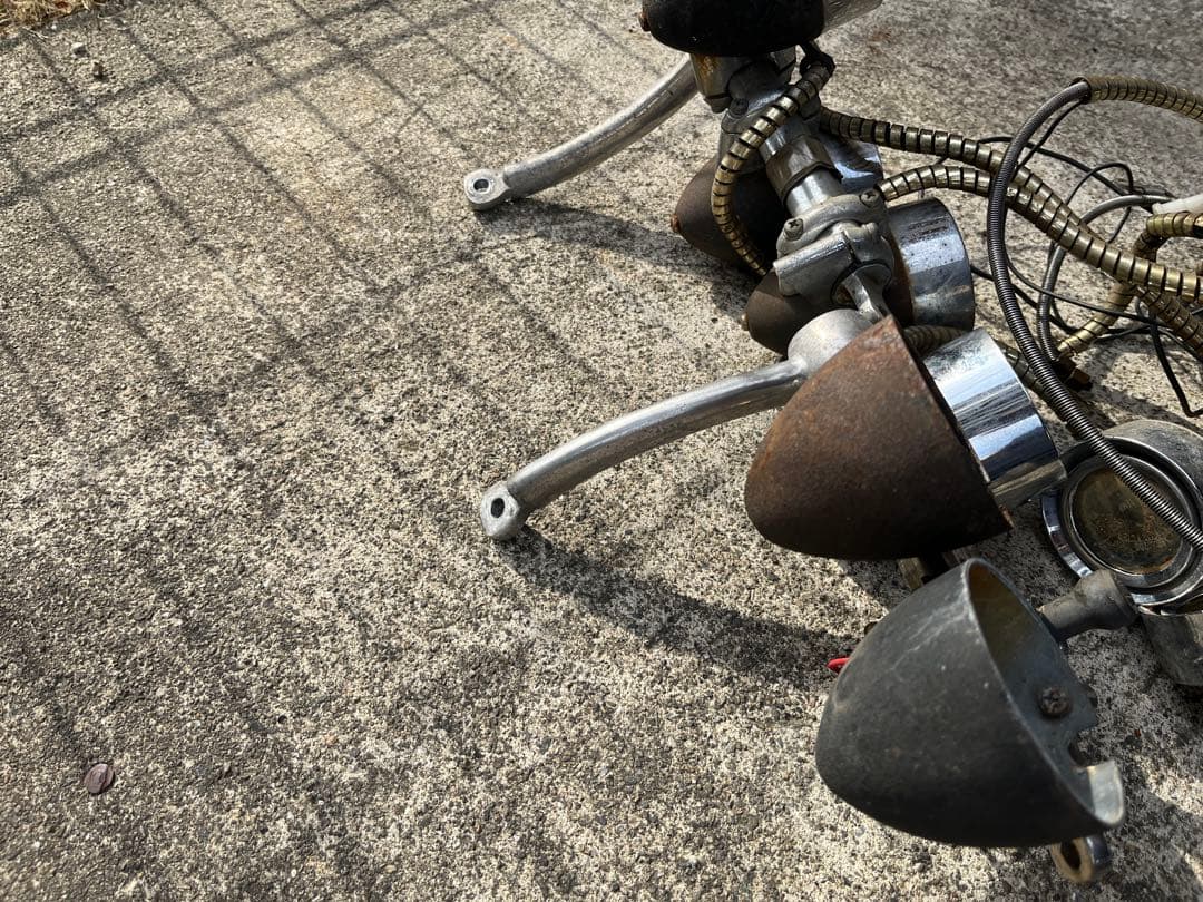 メータ オイルプレッシャー 電圧 タコメーター 油温 時計 ハーレー ショベル