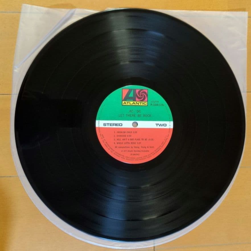 AC/DC／ロック魂　レコード
