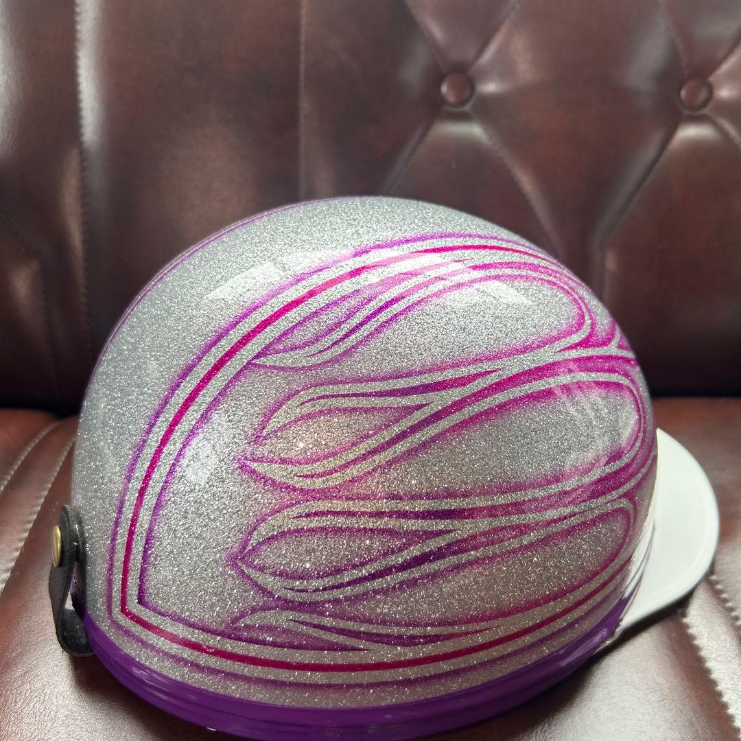 カスタムコルク半　ラメ　ファイヤー　三つボタン