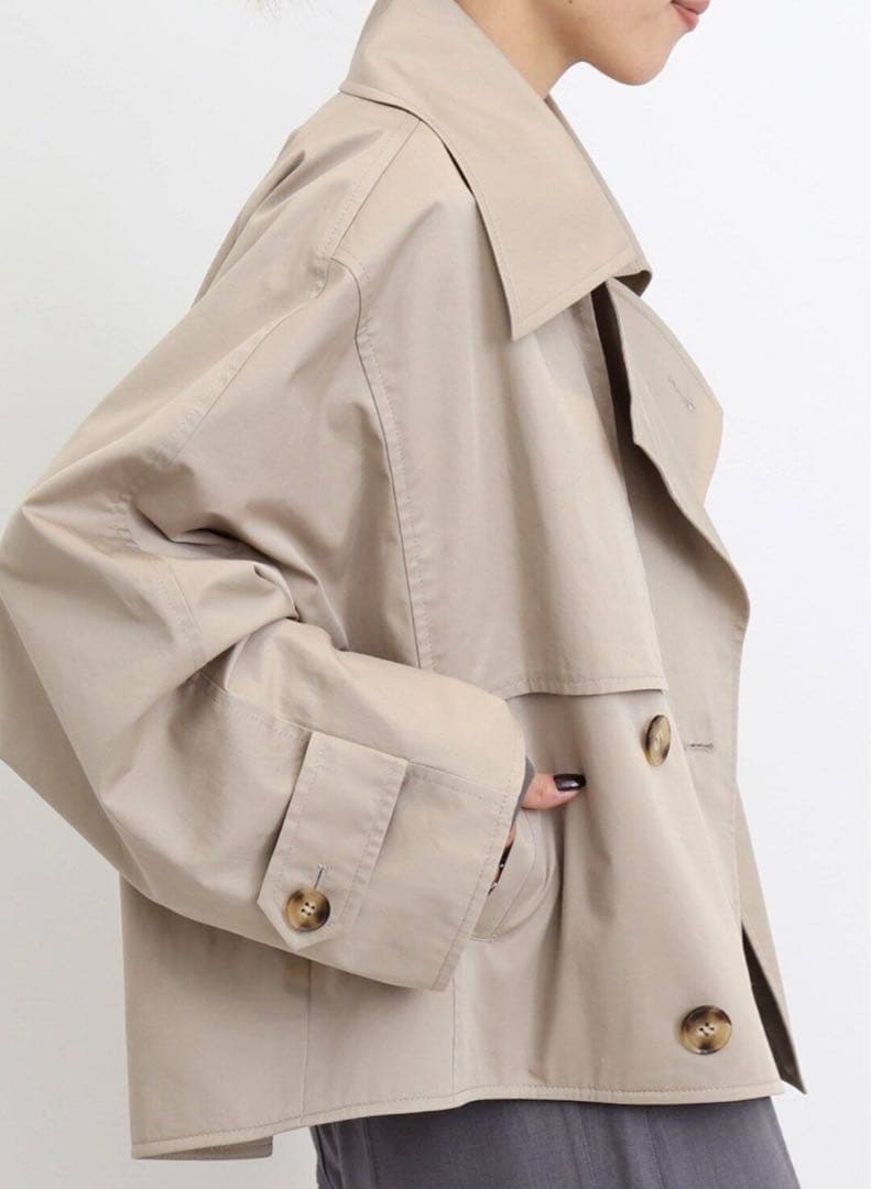 ★美品　MINITZ アパルトモン別注2024SSショートトレンチコート