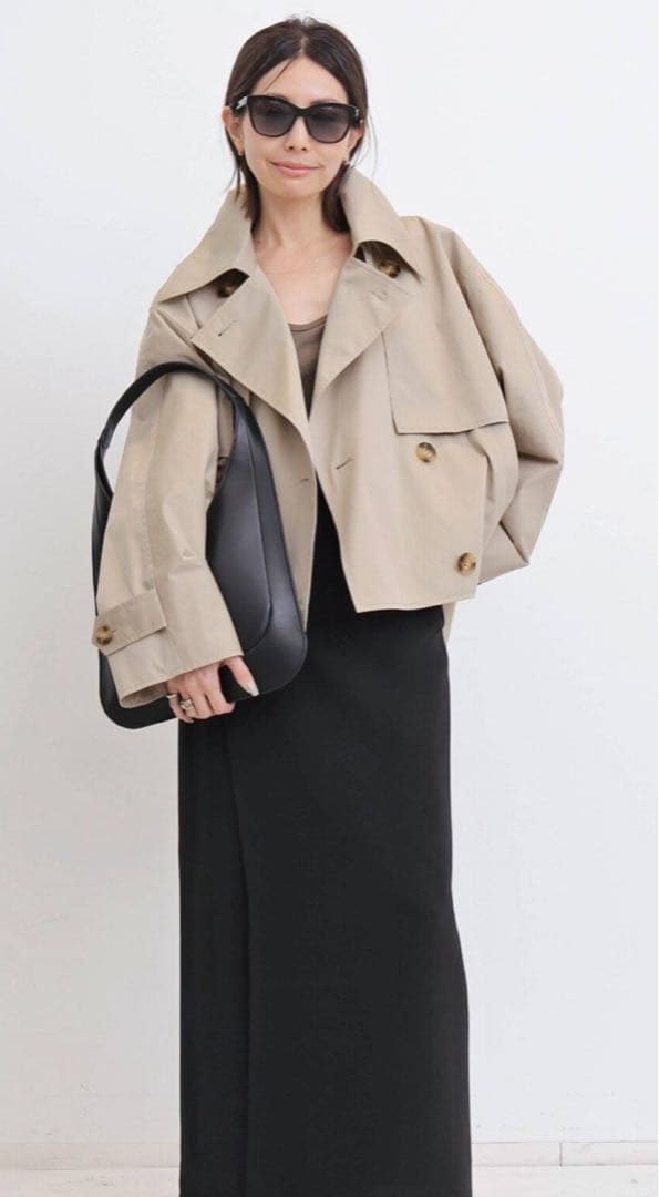 ★美品　MINITZ アパルトモン別注2024SSショートトレンチコート