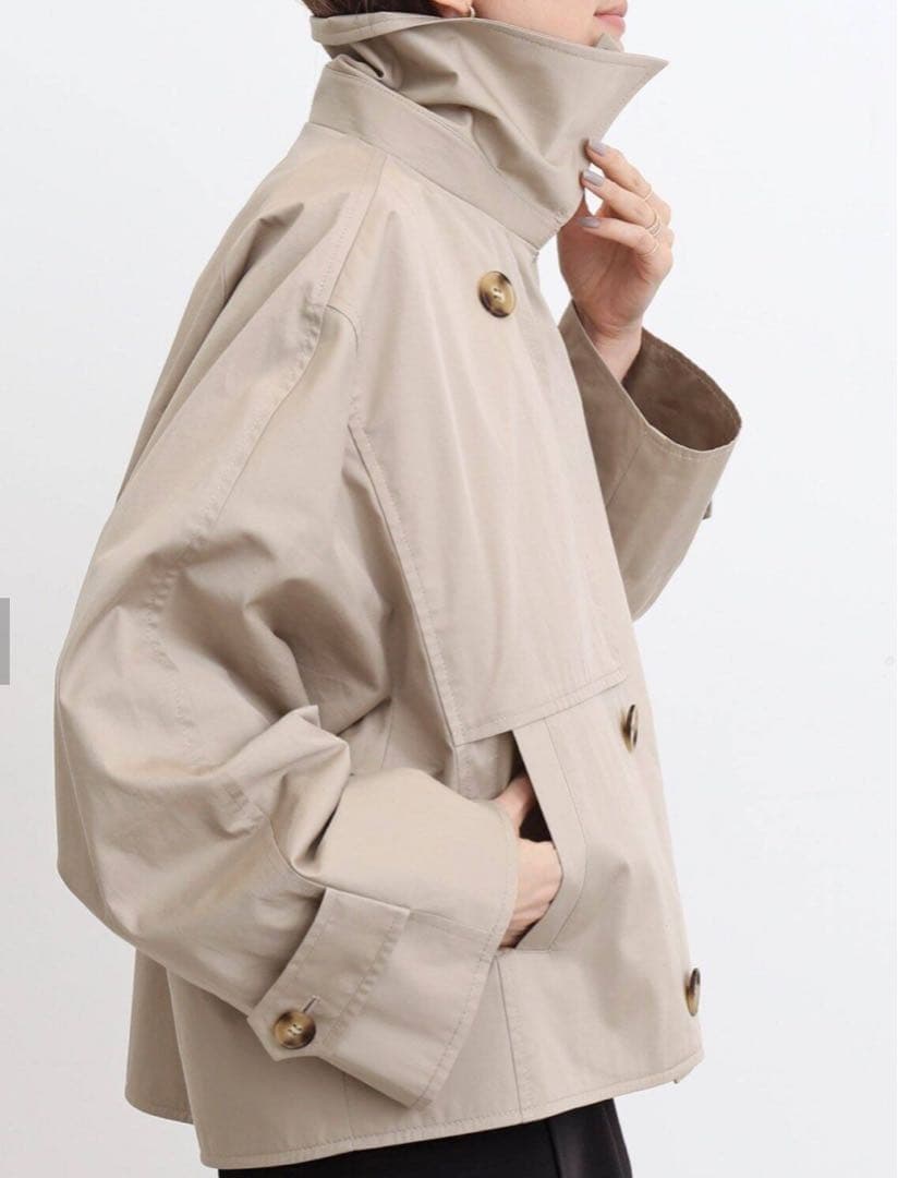 ★美品　MINITZ アパルトモン別注2024SSショートトレンチコート