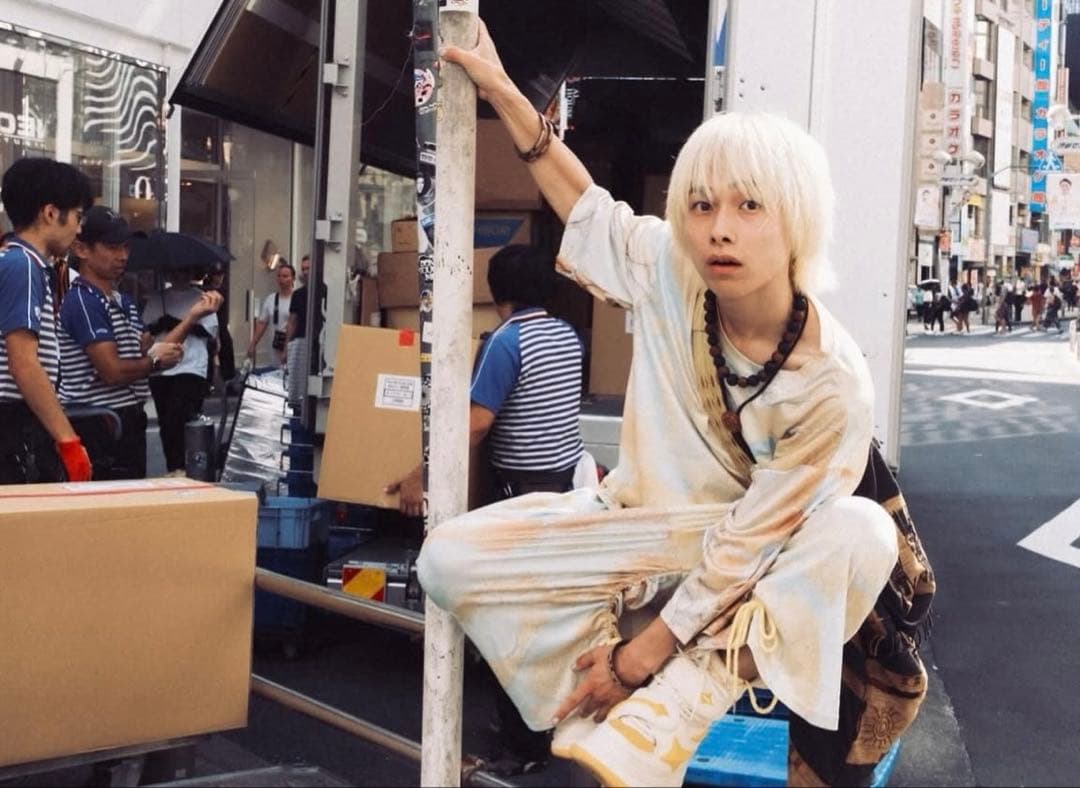 あおばくん着用　GB_MOUTH jade skin shirt Mサイズ