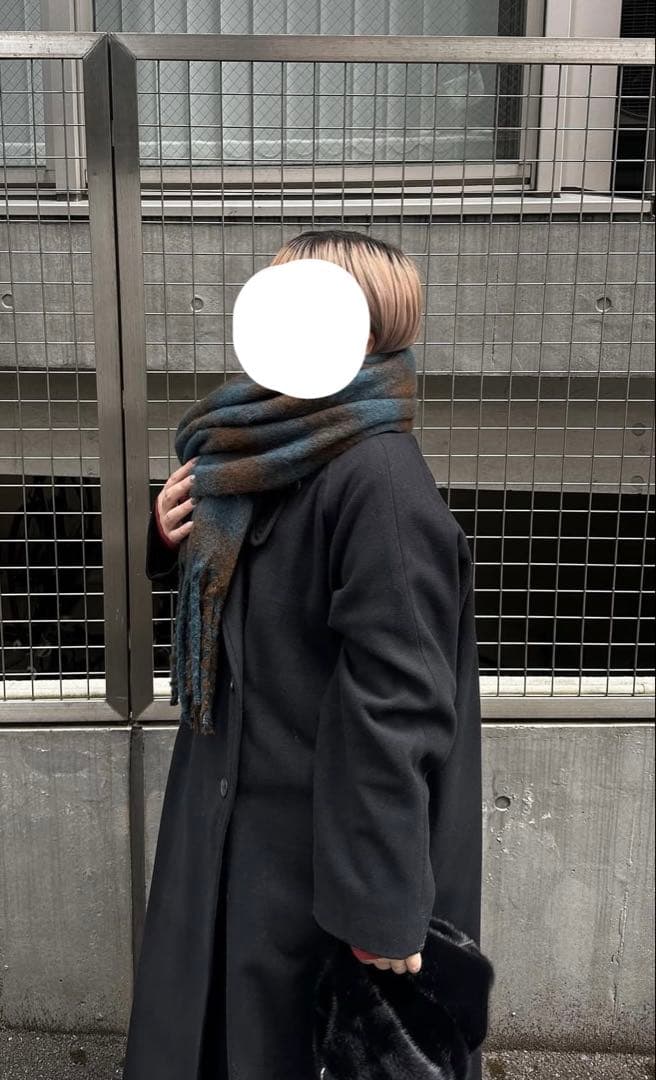 Happyjohn 黒チェスターコート