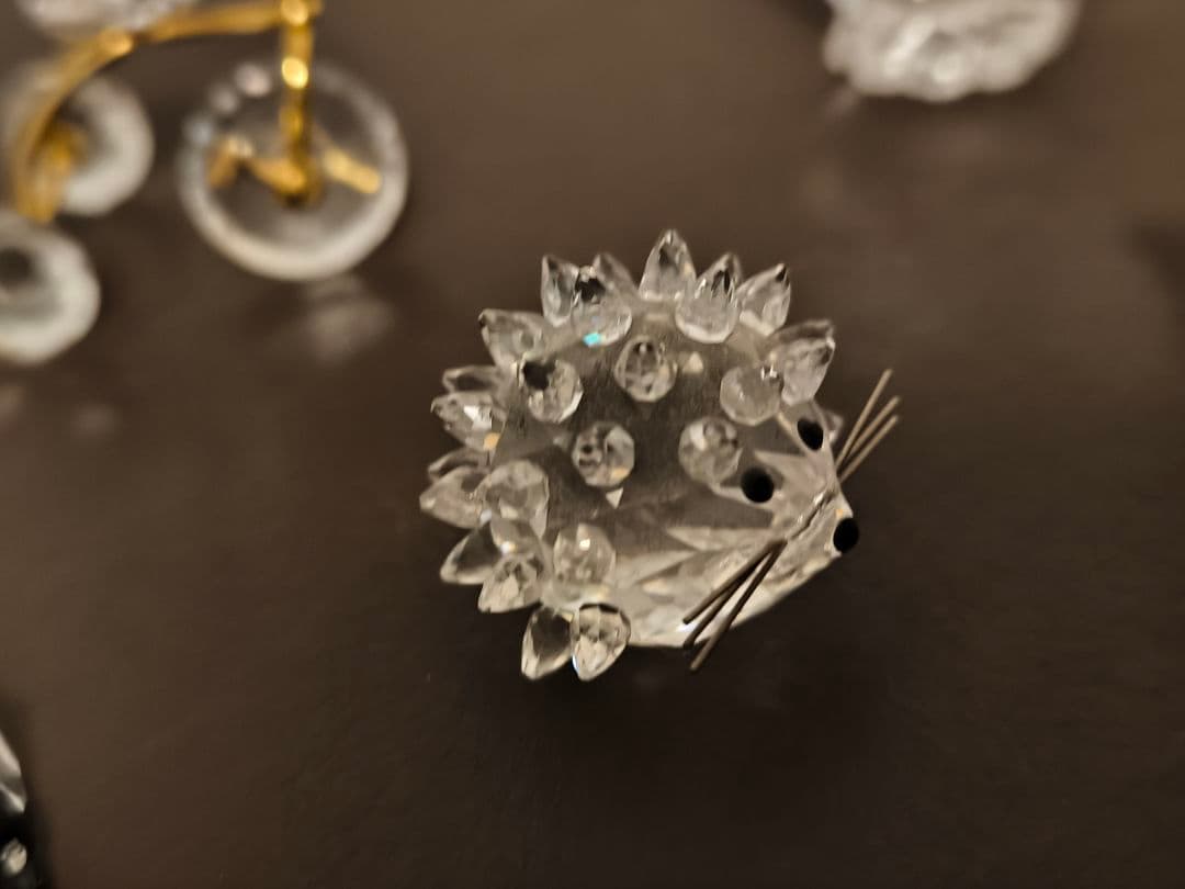 Swarovski スワロフスキーハリネズミ てんとう虫 フクロウ 自転車 ふぐ