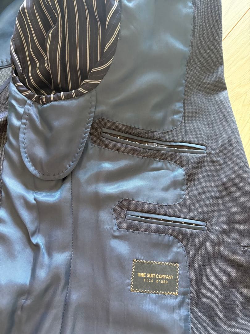 【新品未使用】REDAネイビー ビジネススーツ