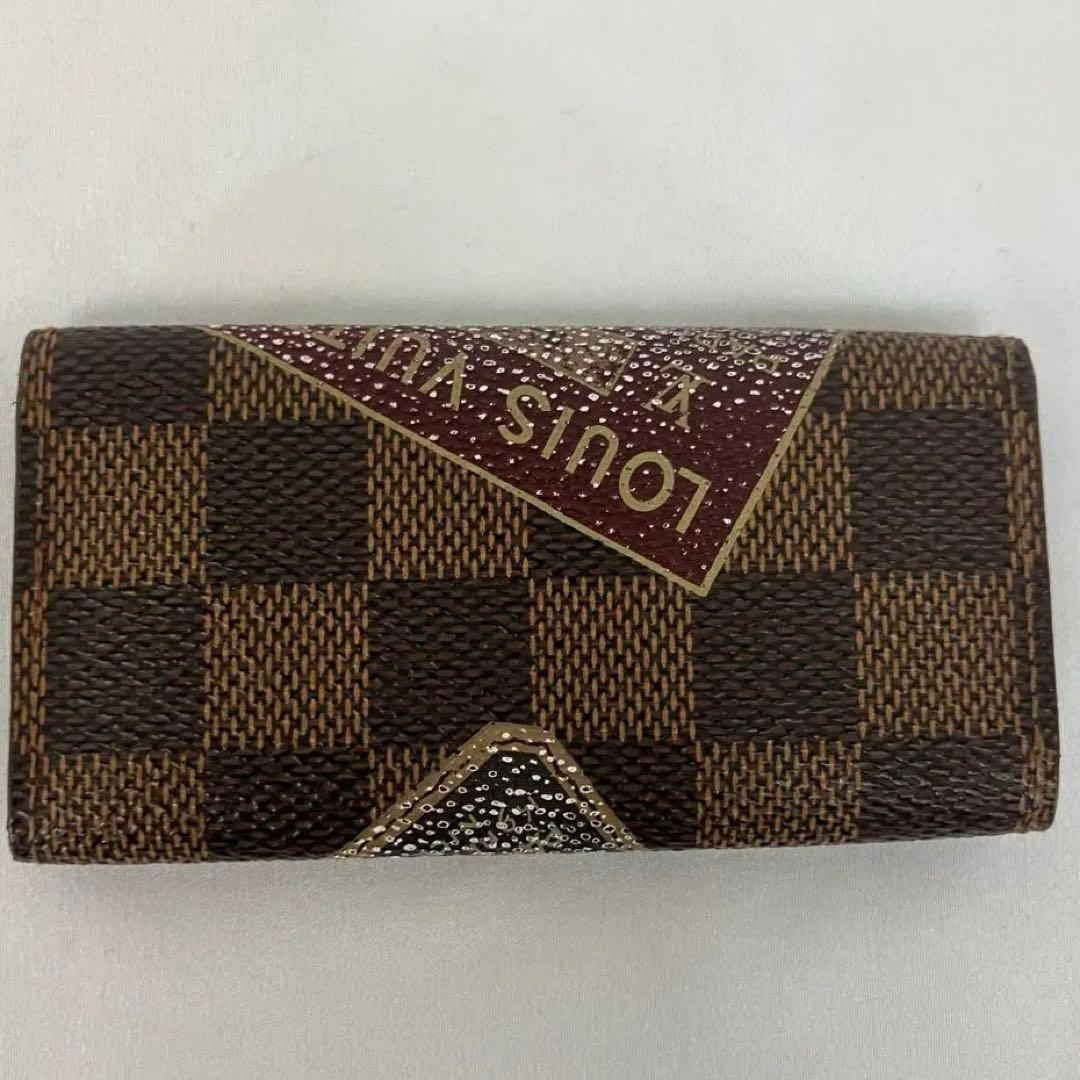 【美品】ルイヴィトン　ダミエミュルティクレ4 ラベルコレクション