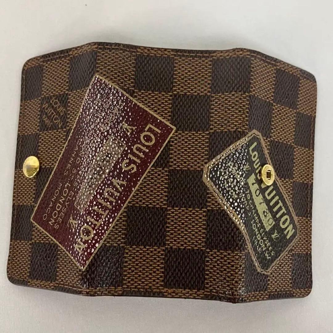 【美品】ルイヴィトン　ダミエミュルティクレ4 ラベルコレクション