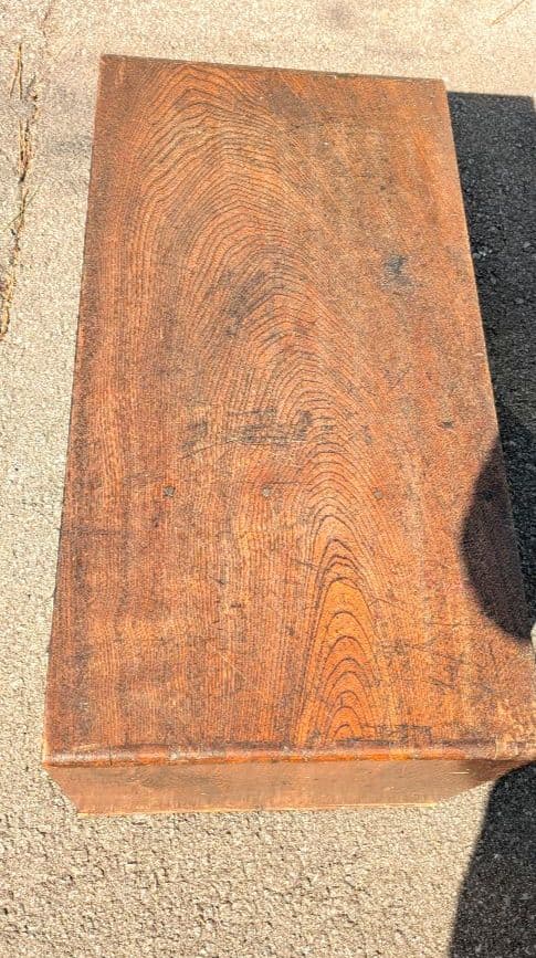 木製文机　引き出し付き　ヴィンテージ　昭和レトロ