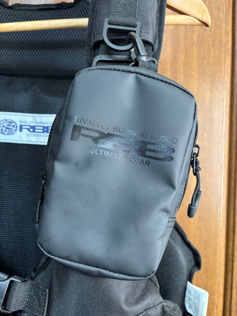 【美品 】RBB フィッシングベスト 使用回数１回 ブラック フリーサイズ