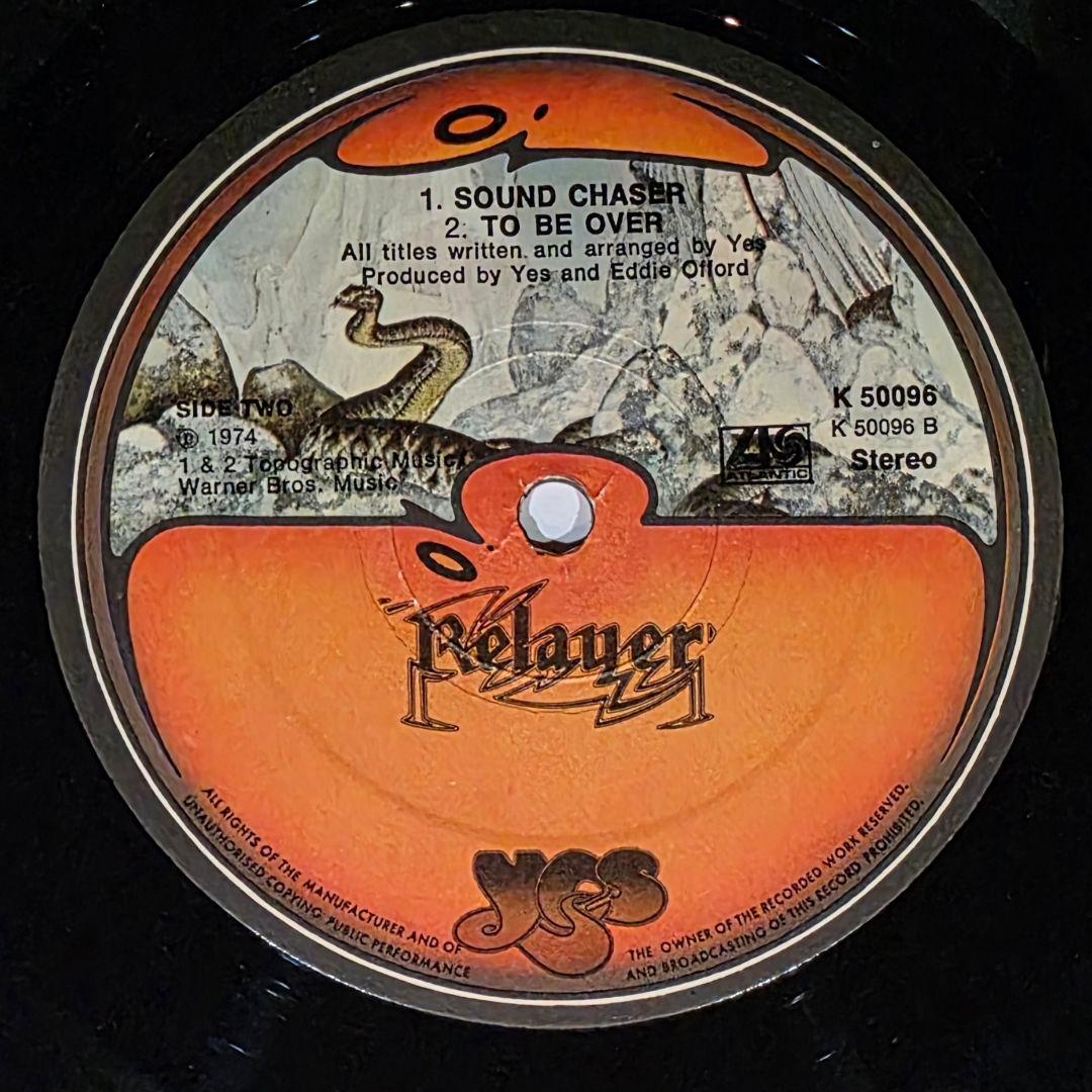 イエス YES 「Relayer」 UK初期 Peckoカット 英国製ジャケット