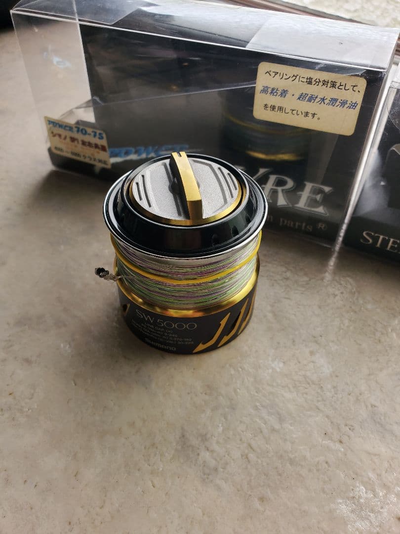 13ステラ STELLA SW 5000xg　6000番 換えスプールつき