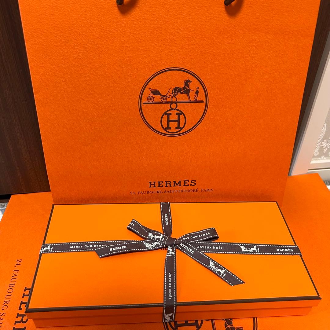 Nine　エルメス　カシミヤ　マフラー 《モール》　新品未使用