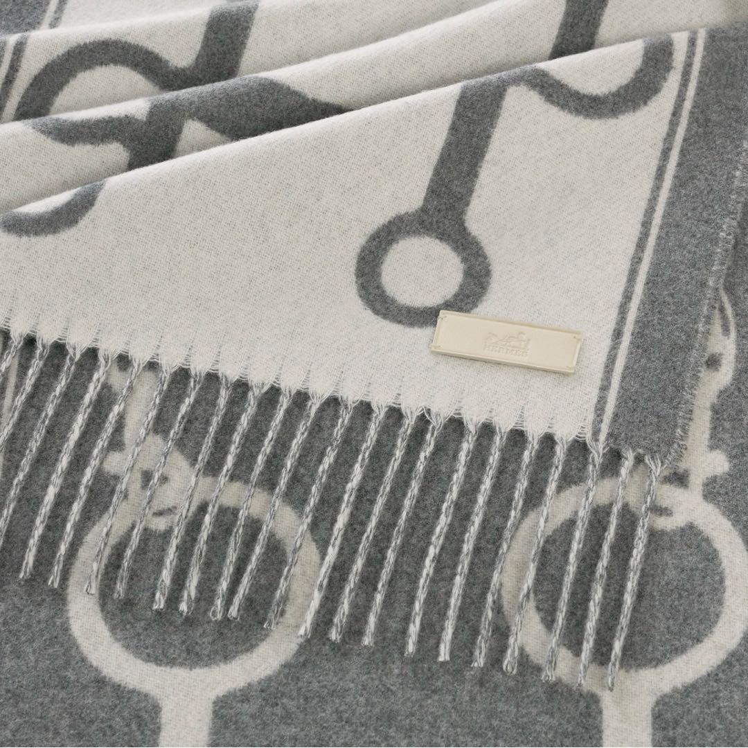 Nine　エルメス　カシミヤ　マフラー 《モール》　新品未使用