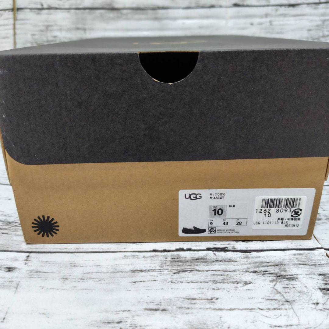 UGG アスコット ブラック 28cm