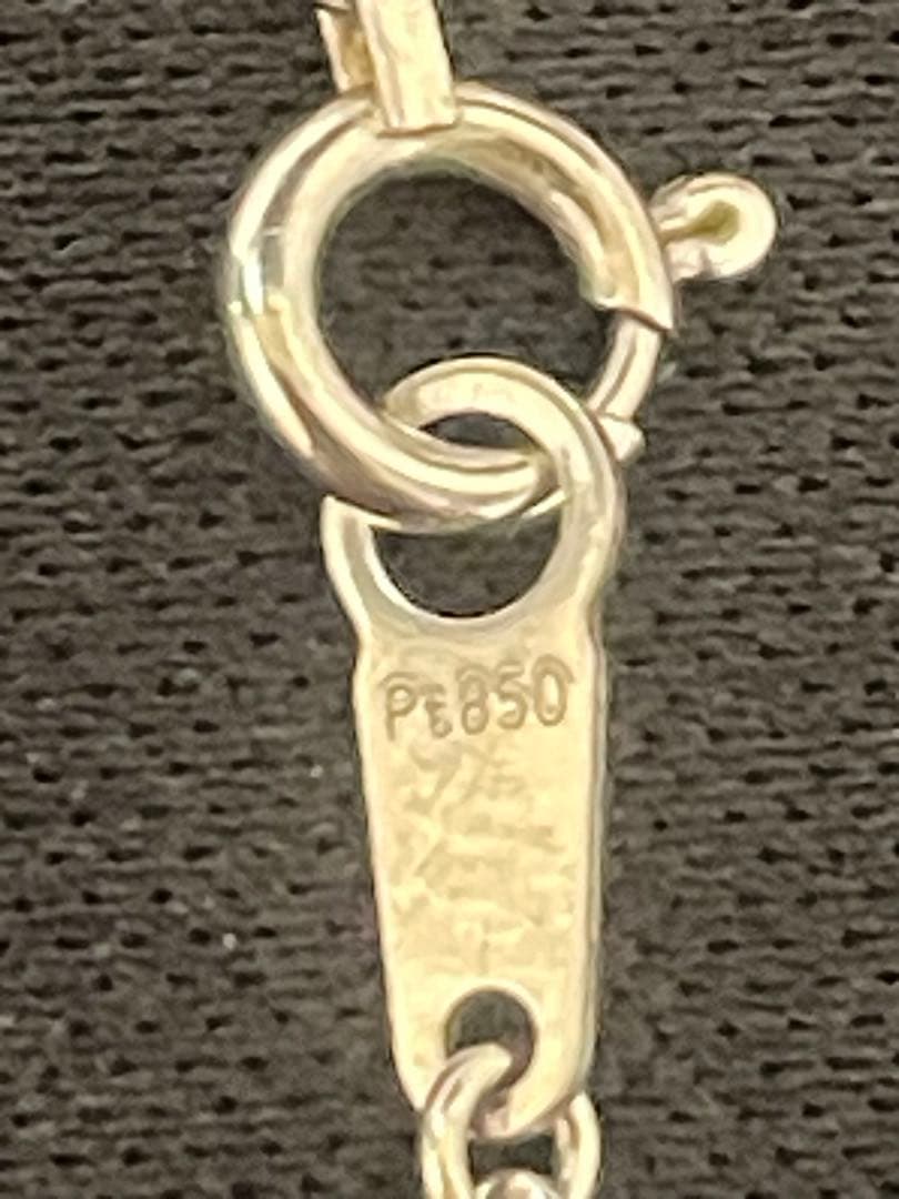 ダイヤモンド0.32ct pt900/850 チェーンネックレス