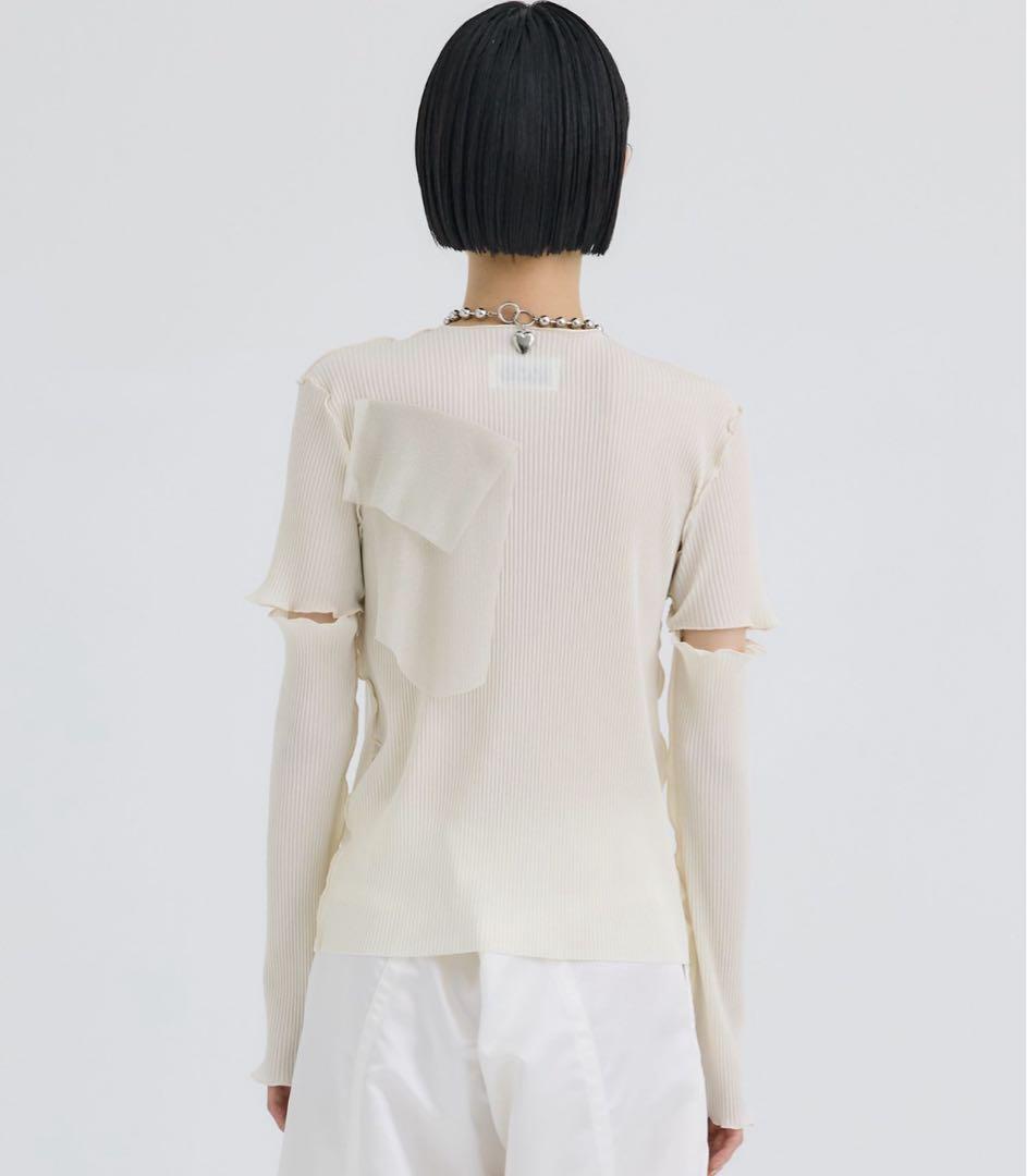 kotohayokozawa コトハヨコザワ グリッターアームカバートップス