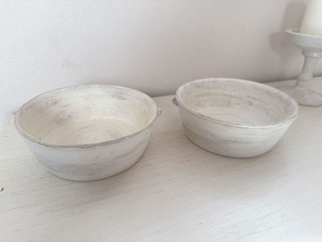 鈴木史子さん 耳付き鉢 2個セット 作家もの