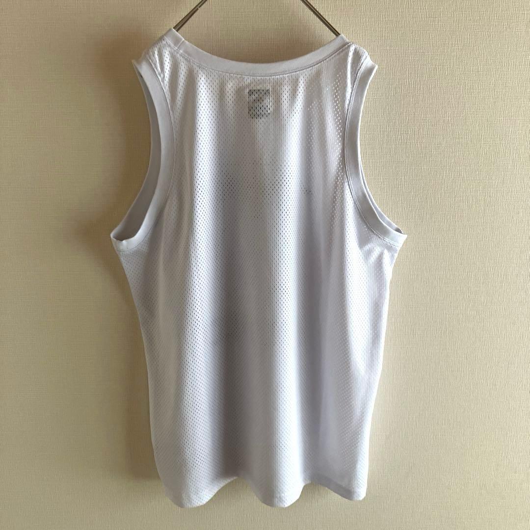 未使用並　ステューシー　メッシュ　タンクトップ　ゲームシャツ　デカロゴ　XL