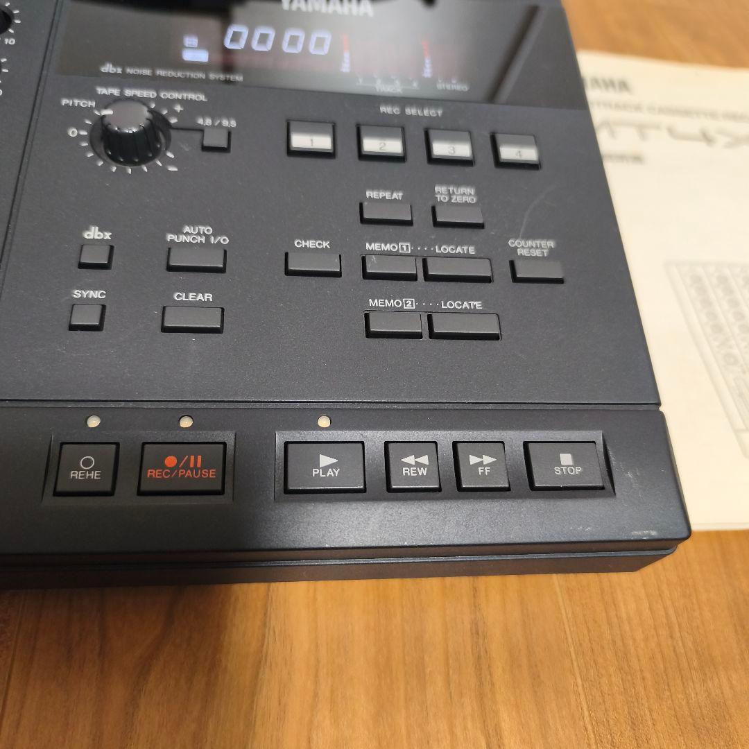 【美品・希少】YAMAHA MT4X カセットMTR ケース・取説・電源コード付