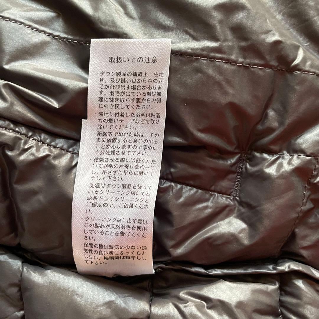 DANTON ダントン　ダウンベスト　Sサイズ　ネイビー