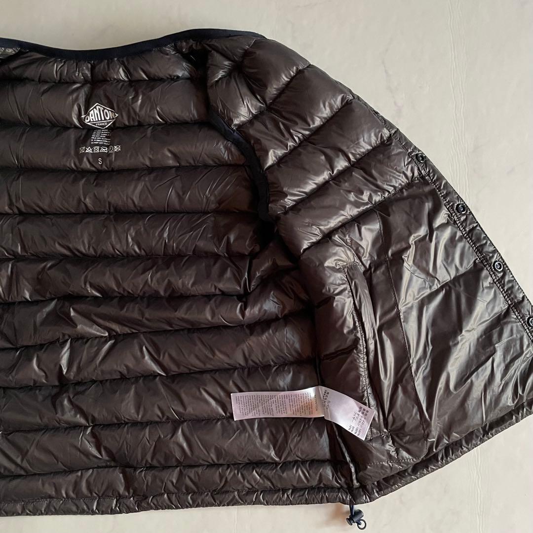 DANTON ダントン　ダウンベスト　Sサイズ　ネイビー