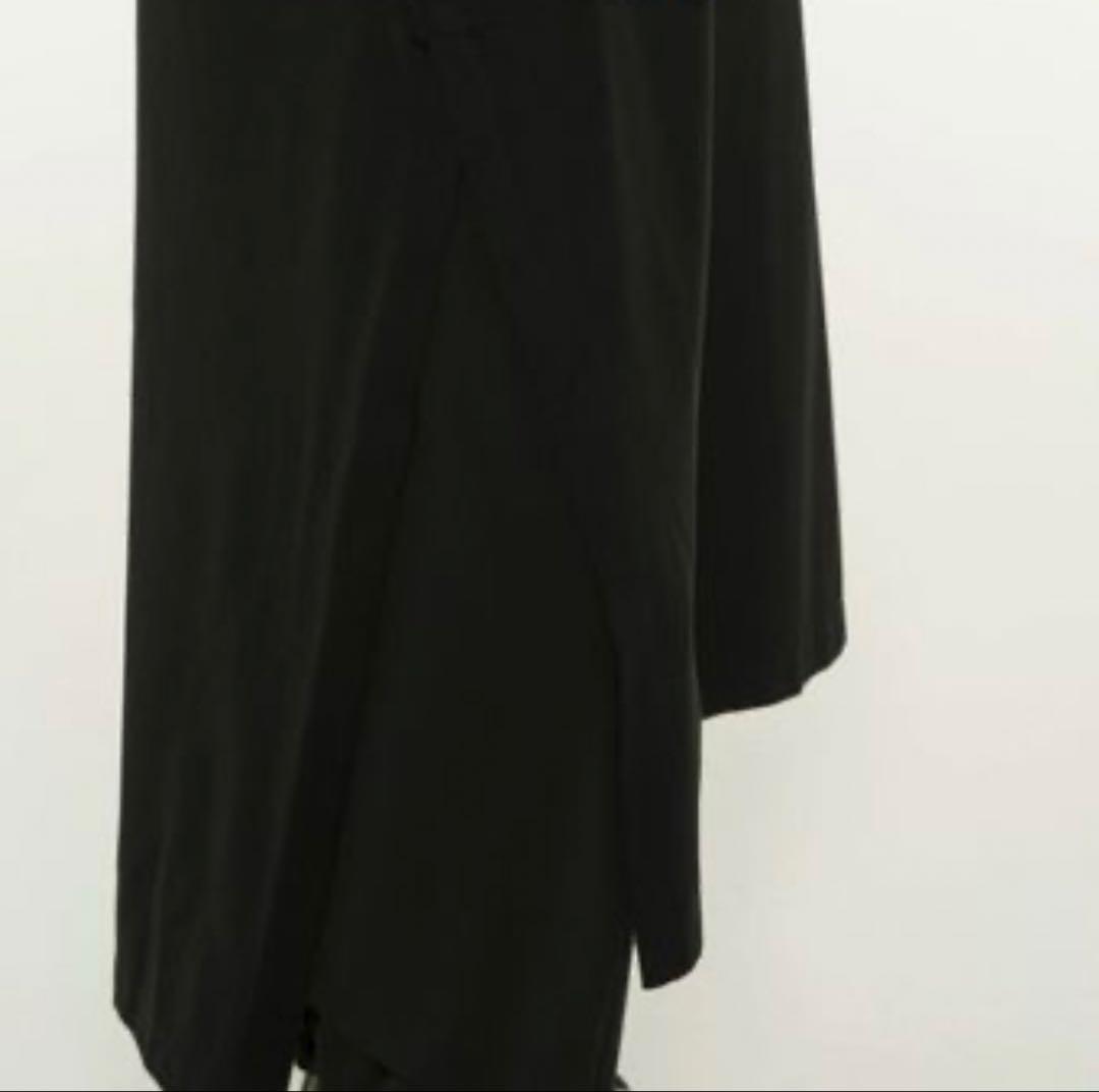 値下げ交渉可能　Yohji Yamamoto ヘンリーネックアシメトリーロンT