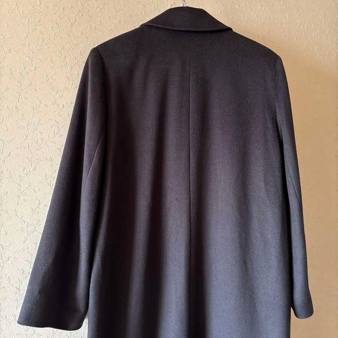 新品◆カシミヤ100% ステンカラーロングコート カシミヤコート