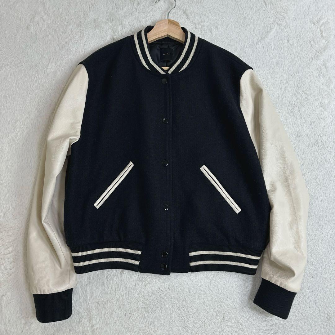 Spick&Span スピックスパン スタジャン 36サイズ ブラック 袖レザー