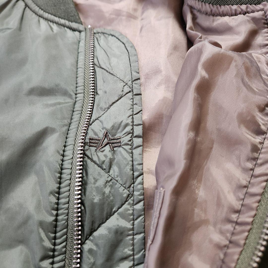 【美品】 アルファインダストリー MA-1 フライトジャケット プリマロフト