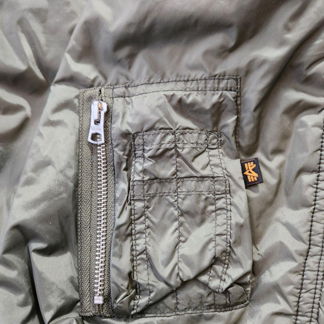 【美品】 アルファインダストリー MA-1 フライトジャケット プリマロフト