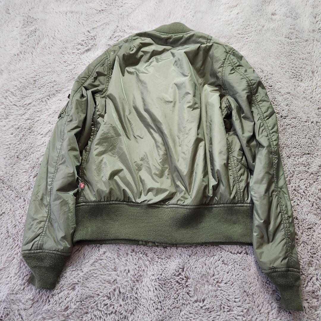【美品】 アルファインダストリー MA-1 フライトジャケット プリマロフト