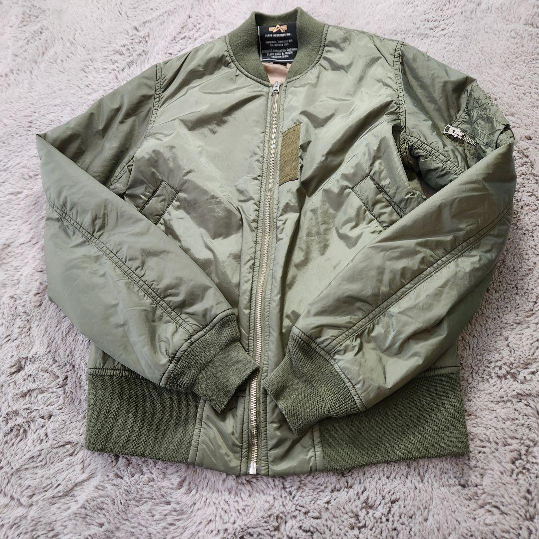 【美品】 アルファインダストリー MA-1 フライトジャケット プリマロフト