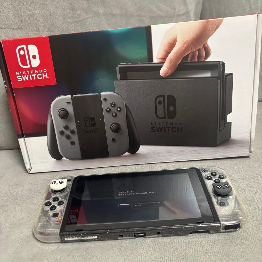 Nintendo Switch 本体 ジョイコン2セット ケース付き