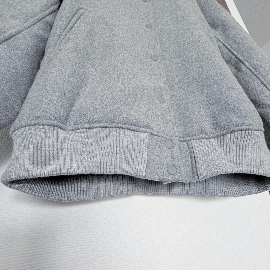 ★美品★SHIPS any バーシティジャケット スタジャン グレー