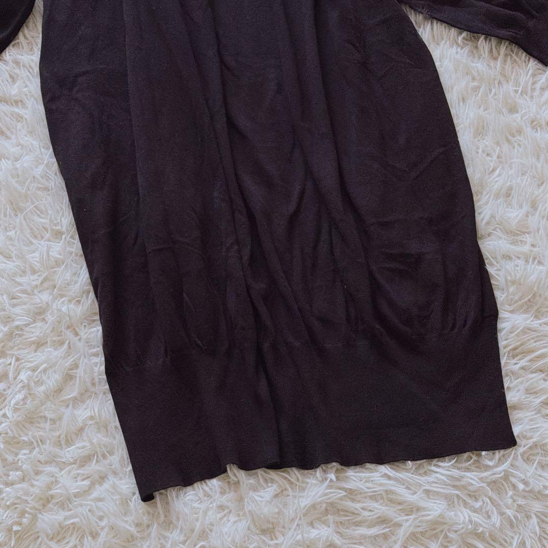 Y's ワイズ ヨウジヤマモト ワンピース 切替デザイン ロング丈 ブラック 黒