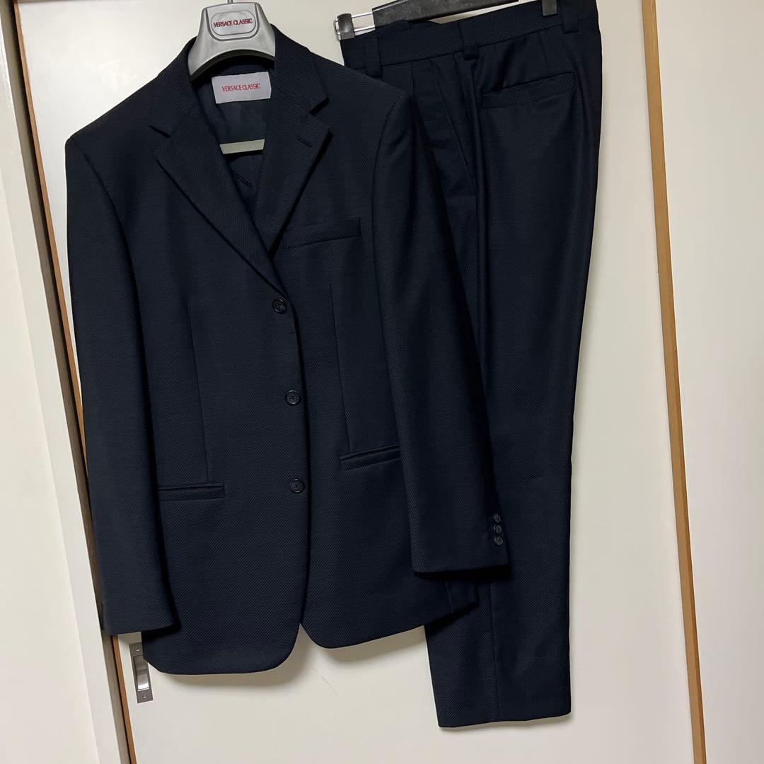 VERSACE CLASSIC ダークブルースーツ セット