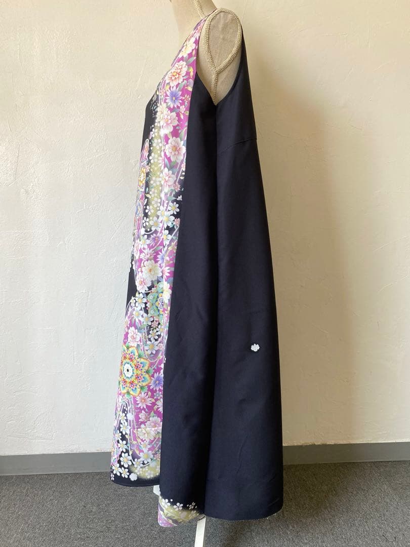 3125 着物　留袖　リメイク　ドレス　ワンピース