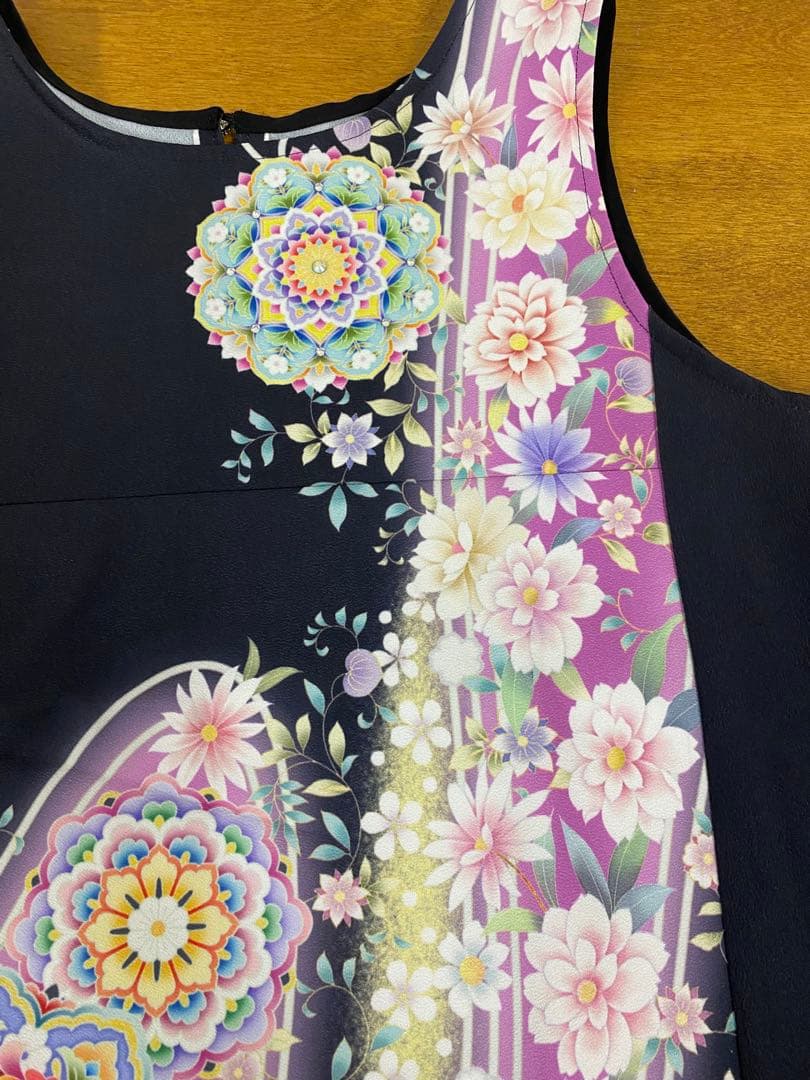 3125 着物　留袖　リメイク　ドレス　ワンピース