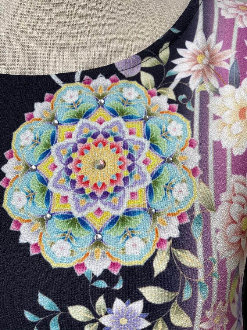 3125 着物　留袖　リメイク　ドレス　ワンピース