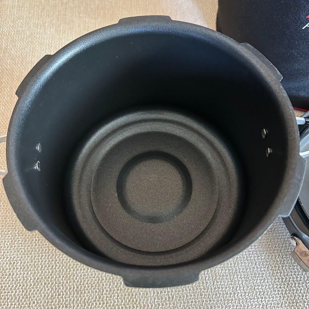 line スノーライン アウトドア圧力炊飯器　収納ケース付