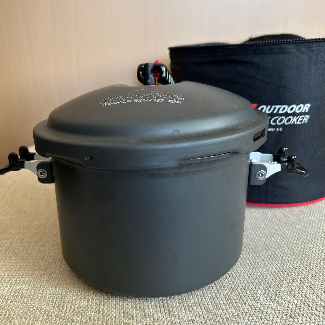 line スノーライン アウトドア圧力炊飯器　収納ケース付