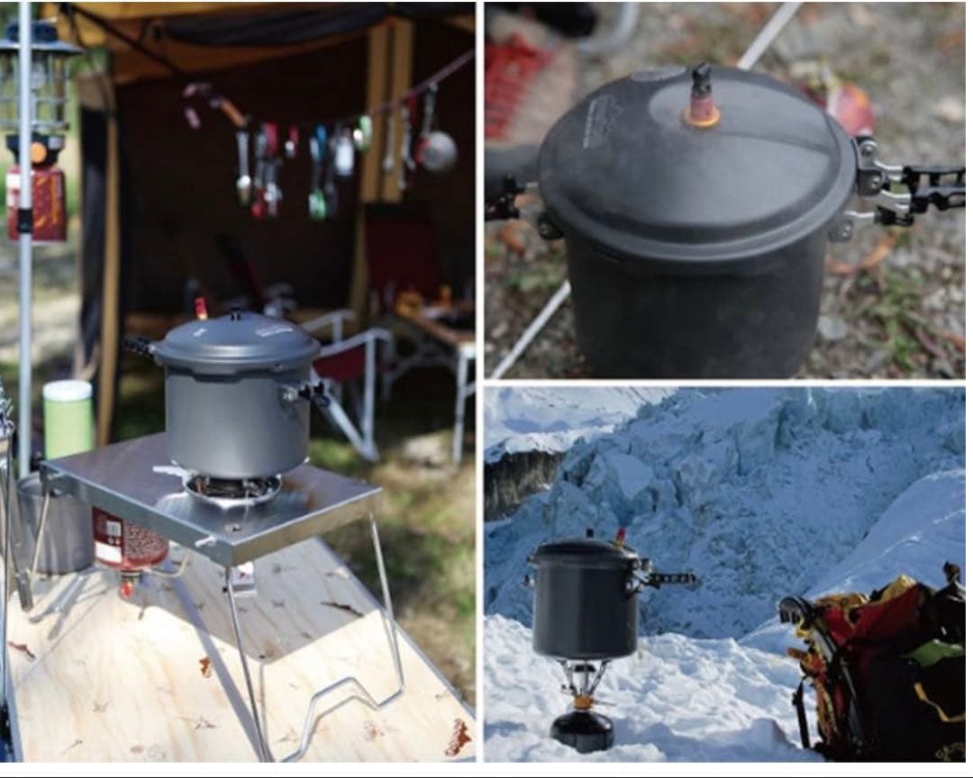 line スノーライン アウトドア圧力炊飯器　収納ケース付