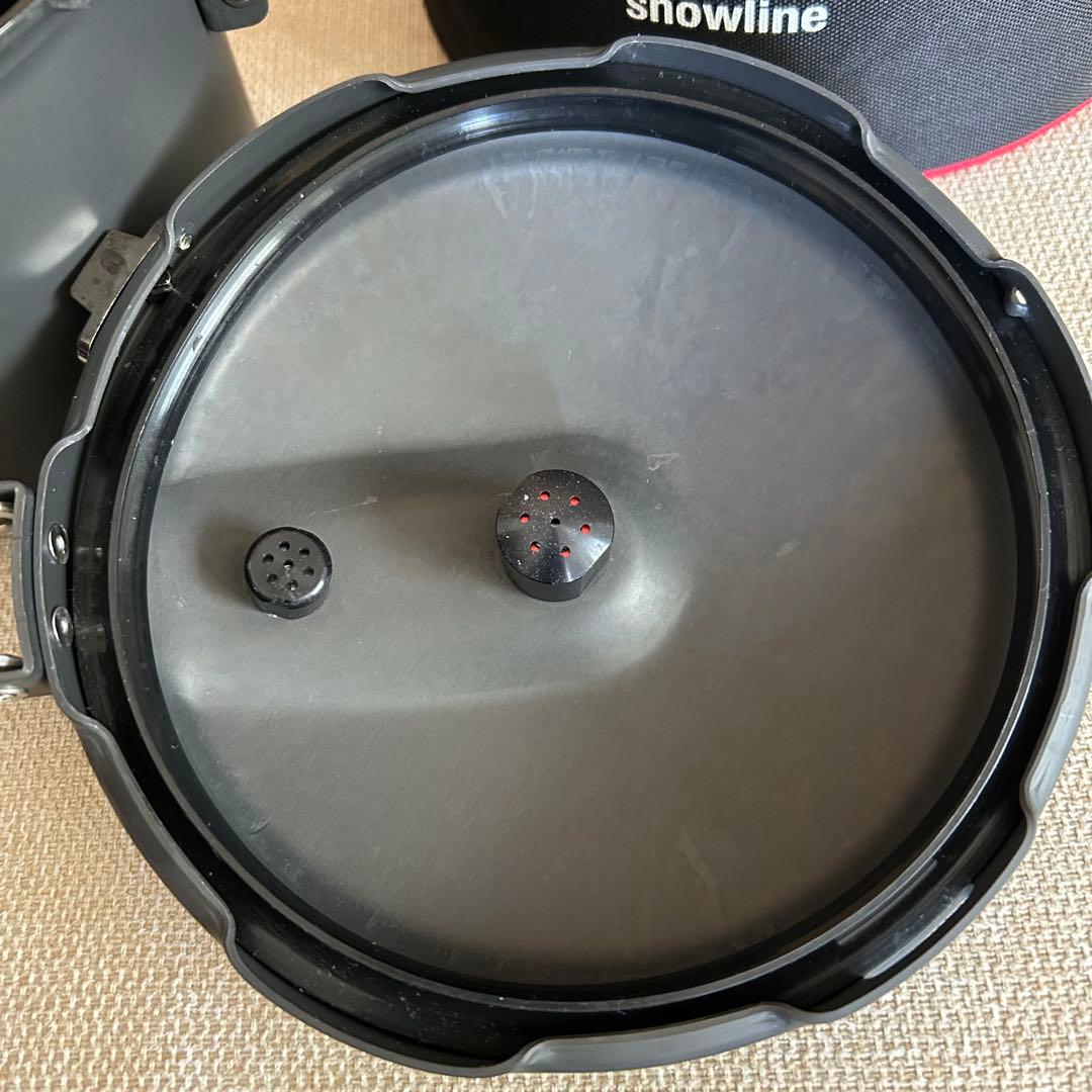 line スノーライン アウトドア圧力炊飯器　収納ケース付