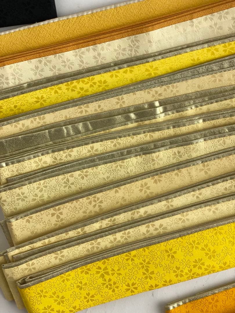 【在庫一掃76枚セット】重ね襟　重ね衿　振袖用　訪問着用　正絹　F